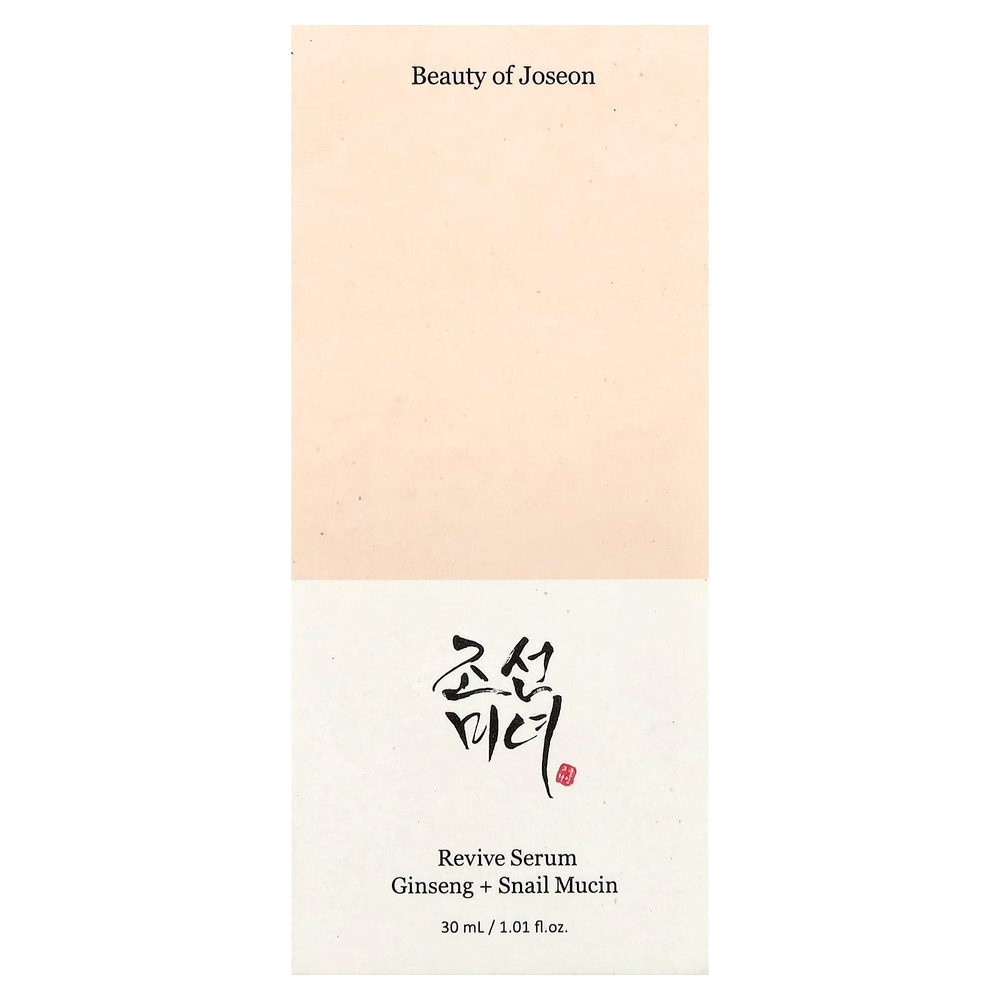 Beauty of Joseon, Revive Serum, женьшень и муцин улитки, 30 мл (1,01 жидк. унц.)