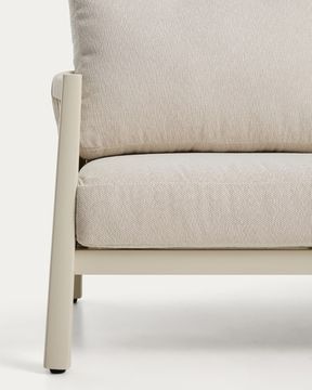 Комплект садовой мебели Aleria из бежевого алюминия и веревки