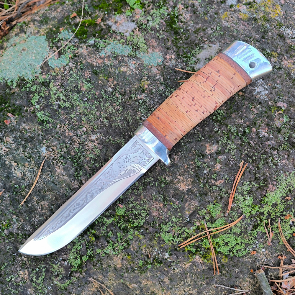 Нож НС-41А Таганайский, алюминиевые вставки (Златоуст)