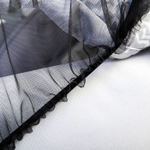 4940745 Универсальная москитная сетка на детскую коляску, цвет черный