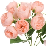 Искусственные цветы «Розочки» 30см 15 цветков персиковые