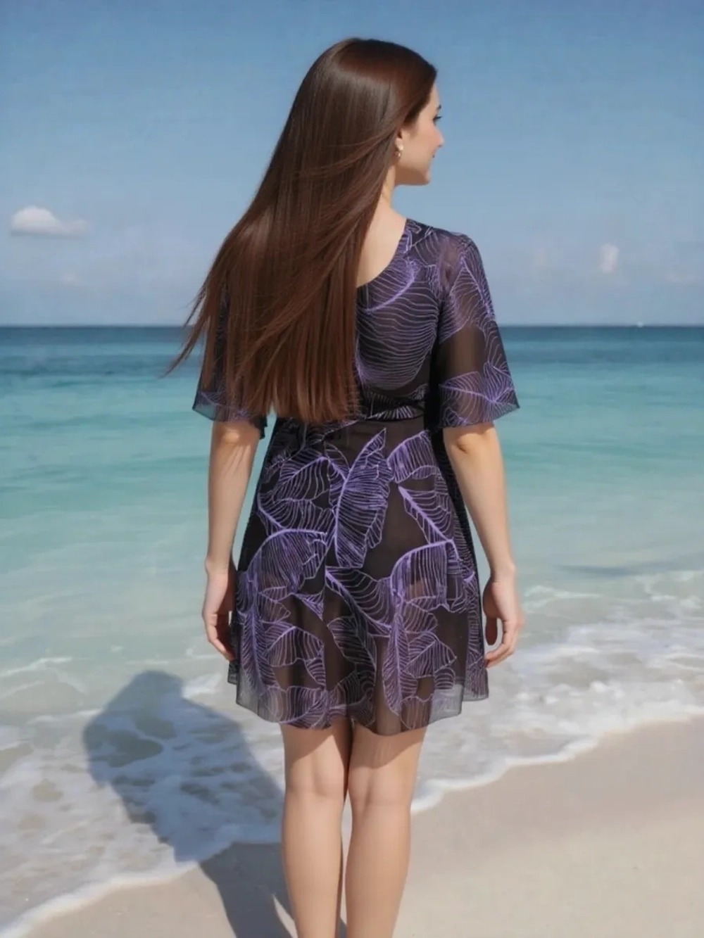 Купальник-платье слитный большой размер