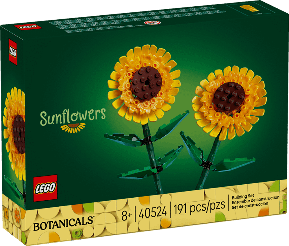 Конструктор Лего Креатор Подсолнухи | LEGO Creator Sunflowers 40524 — 191 деталь (8+)