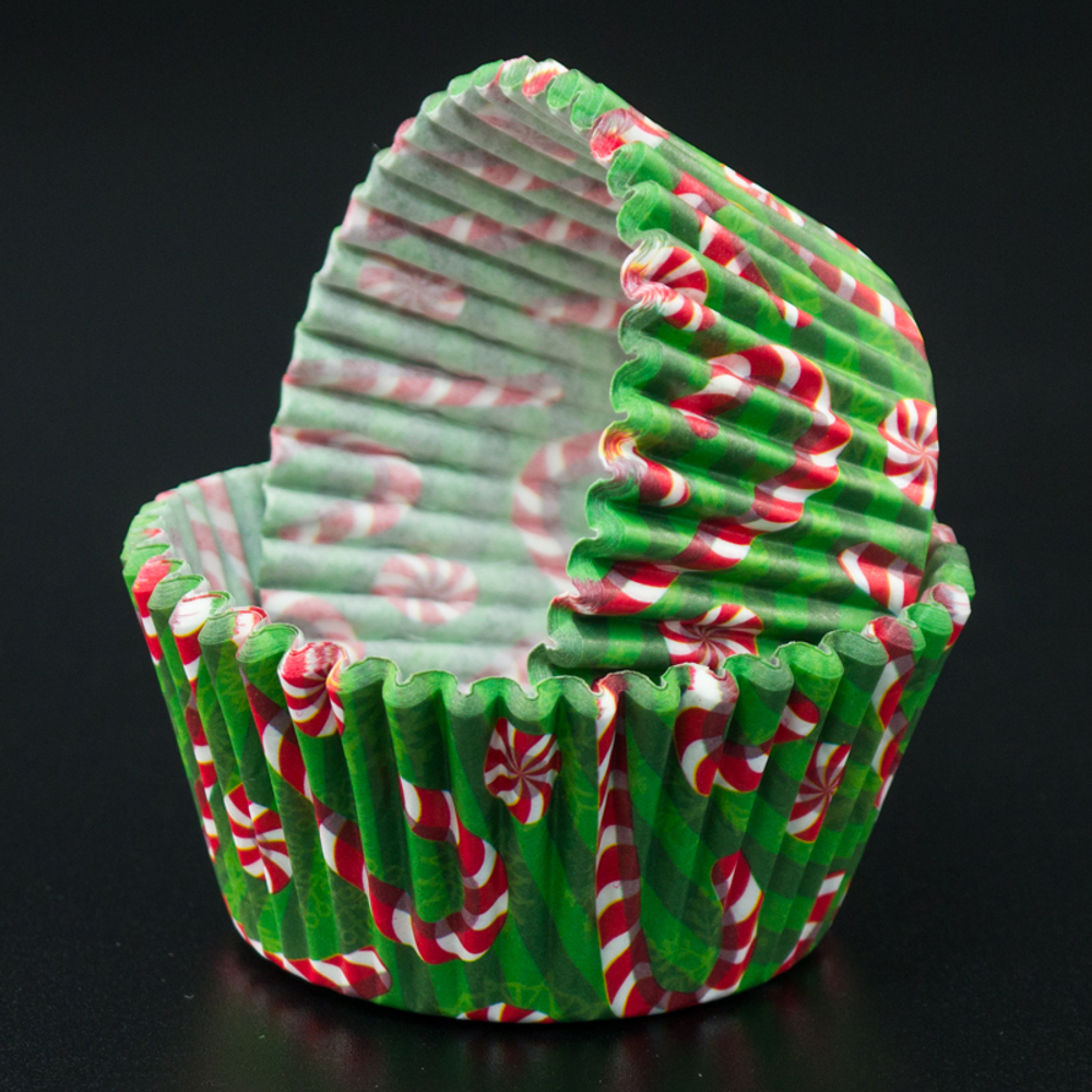 Капсулы бумажные новогодние D5см 50шт