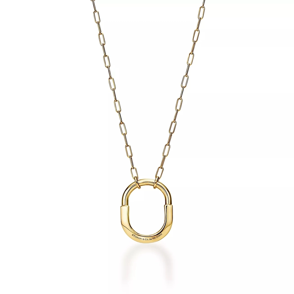 Подвеска из жёлтого золота 18k(750проба), Tiffany💝 В виде замка, В наличии