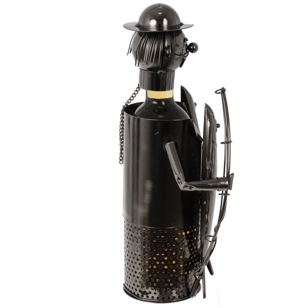 GAEM Подставка для бутылки "Рыбак", L16 W11 H21 см