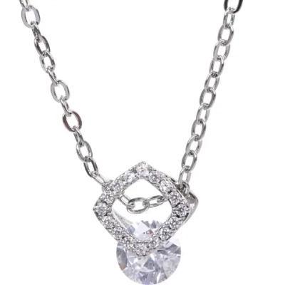 Подвеска из гиппоалергенного сплава со стразами «ЭКЛАТТО», цвет серебро и золото, d-20см/1см