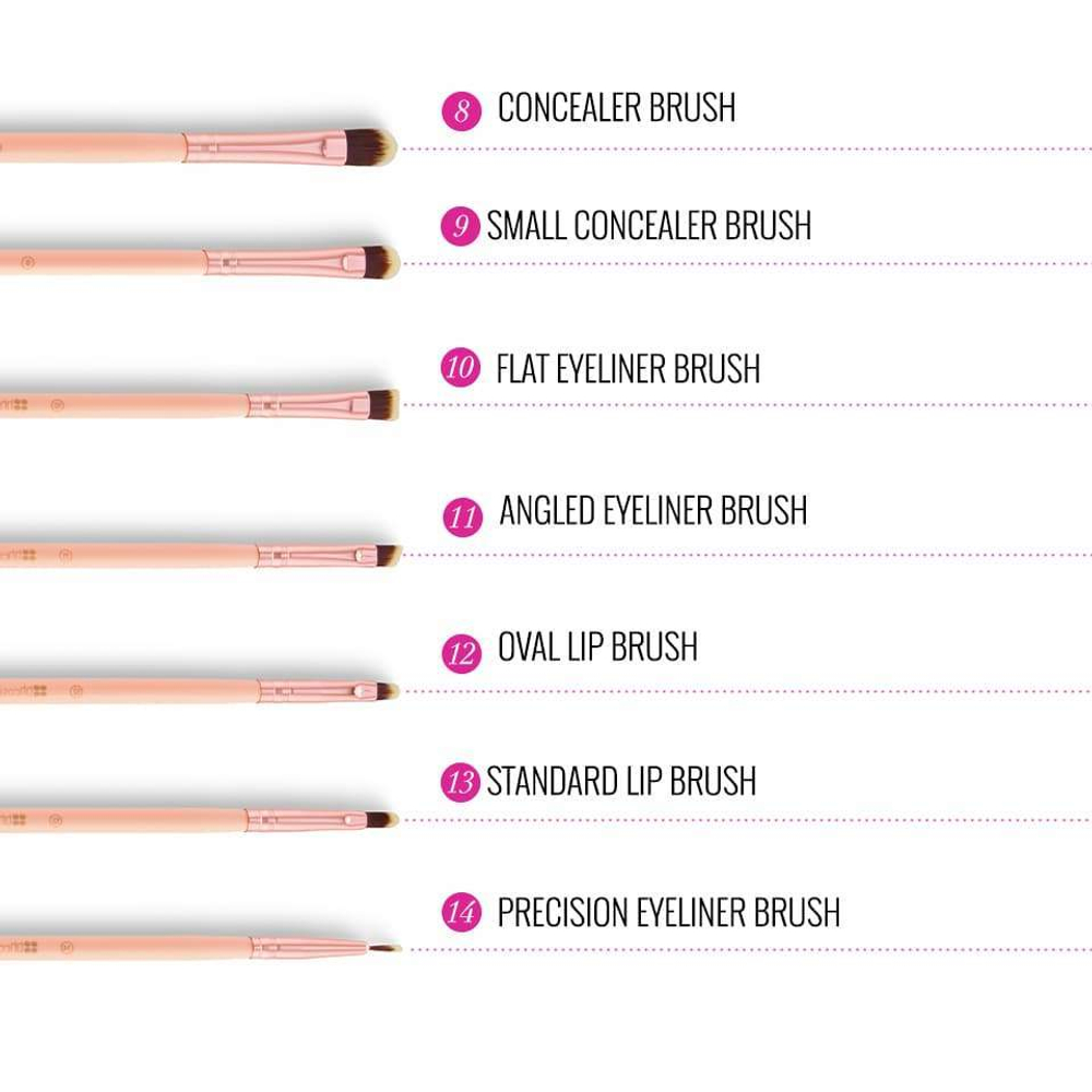 BH Cosmetics Chic 14 piece brush set