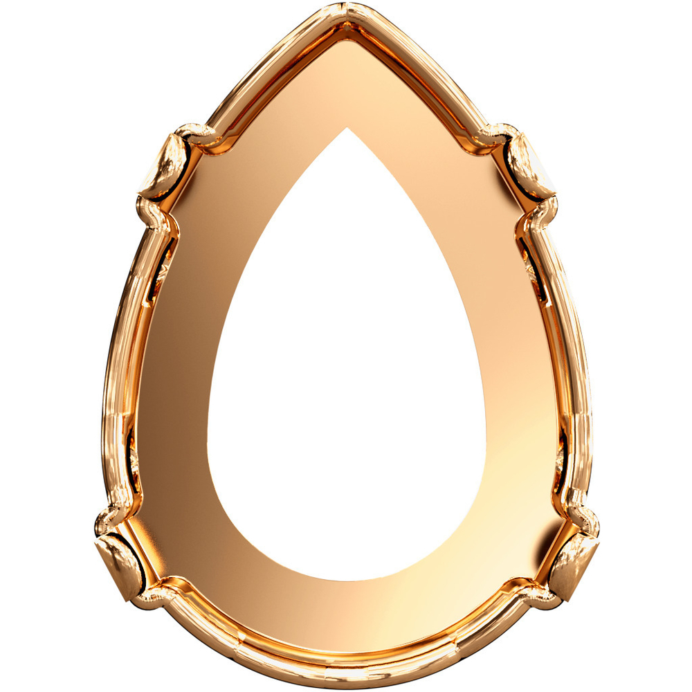 4320/S Оправа для Pear Rhinestone (Латунь)