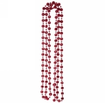 Бусы на ёлку 2м «Капельки», Рубин