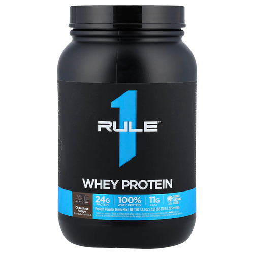 Rule One Proteins, сывороточный протеин, со вкусом шоколадной помадки, 910 г (2,01 фунта)