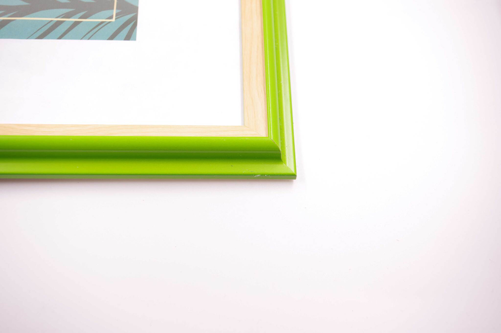 Фоторамка пластик 30х40 см Фиеста зелёный лайм
