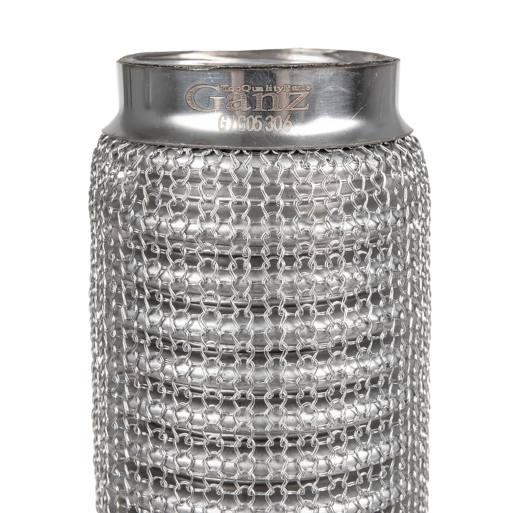 Компенсатор (гофра) выхлопной системы 3х-слойная WIRE MESH 50x230 UNIVERSAL D=50mm L=230mm GANZ GIG05306