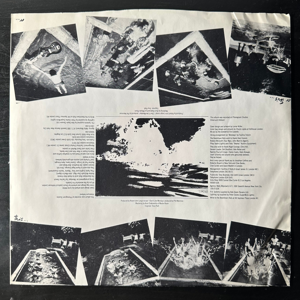 The Boomtown Rats ‎– The Fine Art Of Surfacing (США 1979г.)