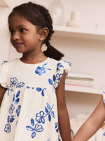 Пижама для девочки Next AC0-799, 3 шт., Молочный, Синий