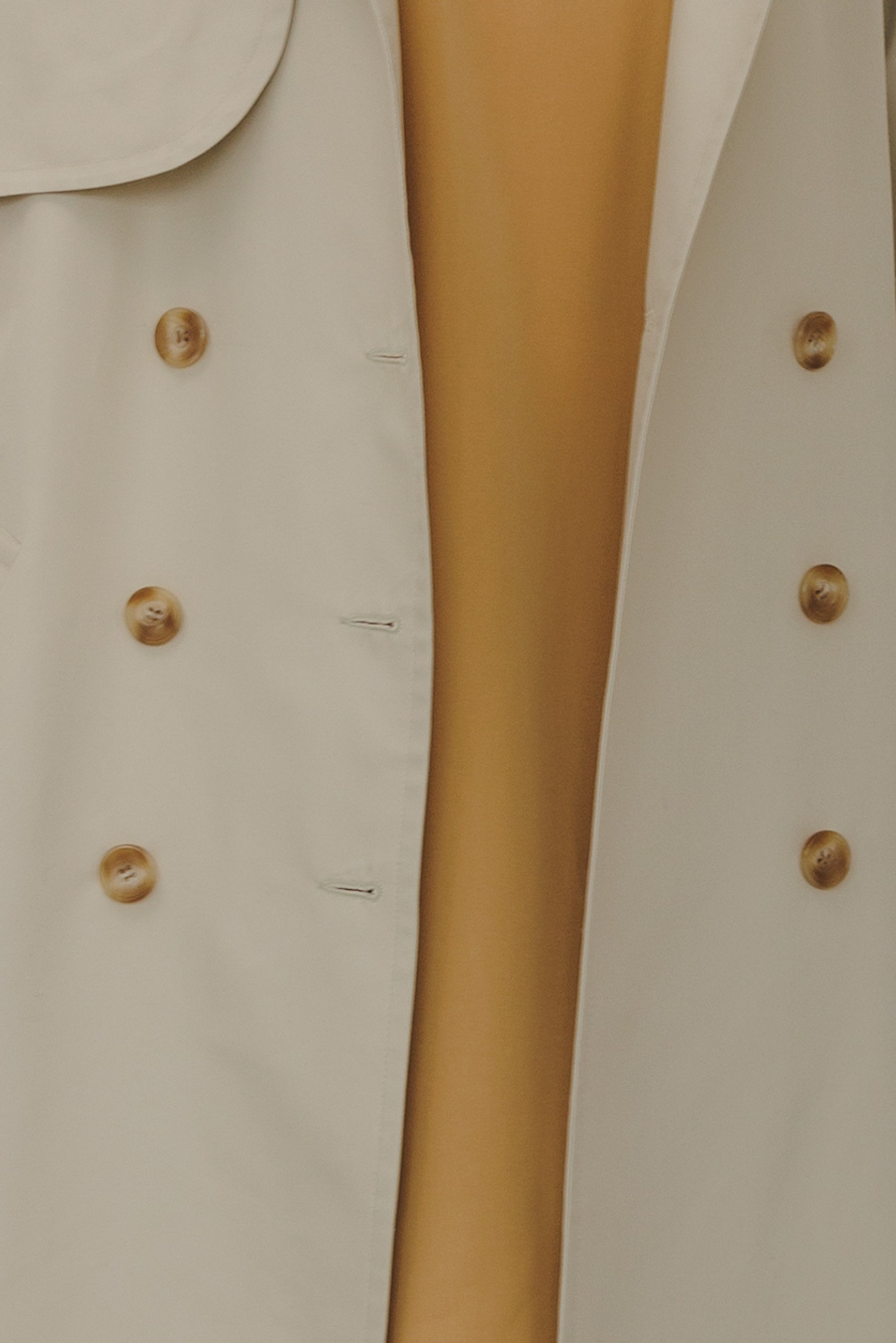 Тренч двубортный