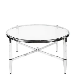 Приставной столик Ghost L Silver