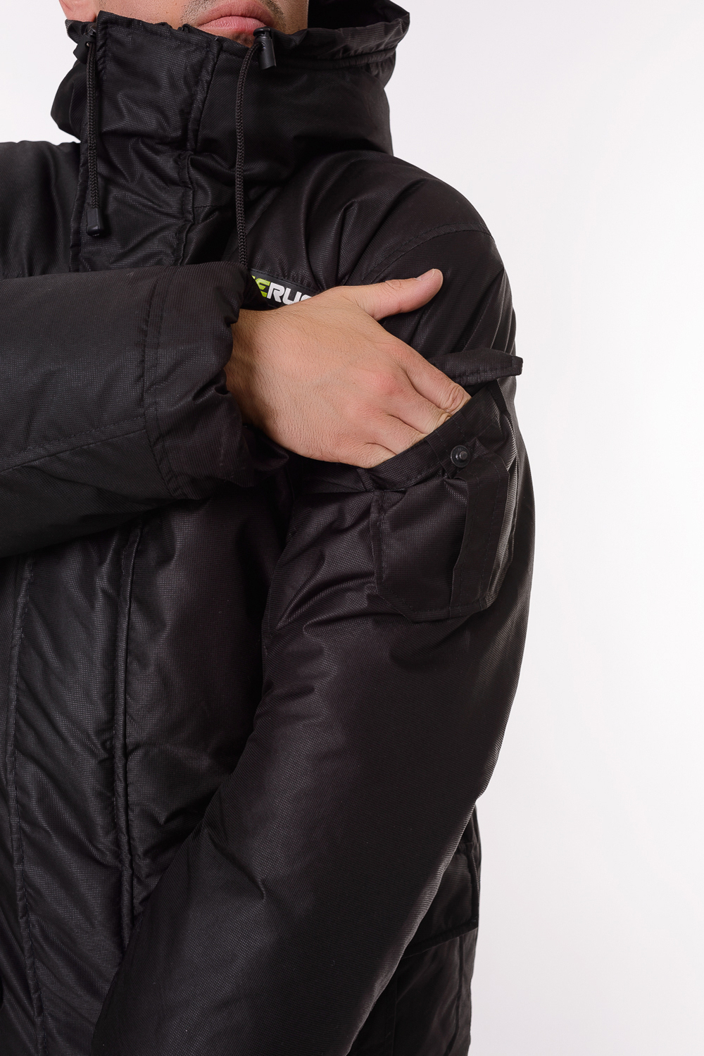 Костюм мужской Onerus Горный -15 (Таслан), Полукомбинезон, Черный