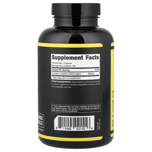 Primaforce, NAC, 600 мг, 150 капсул