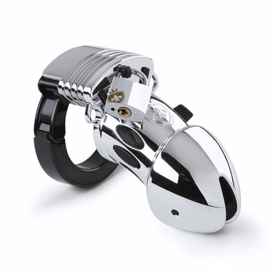 Мужской пояс верности Pubic Enemy No1 Silver Edition (Цвет: серебро)