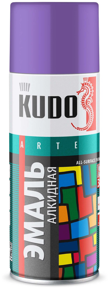 Эмаль алкидная сиреневый KU-1021 (0,52л) KUDO