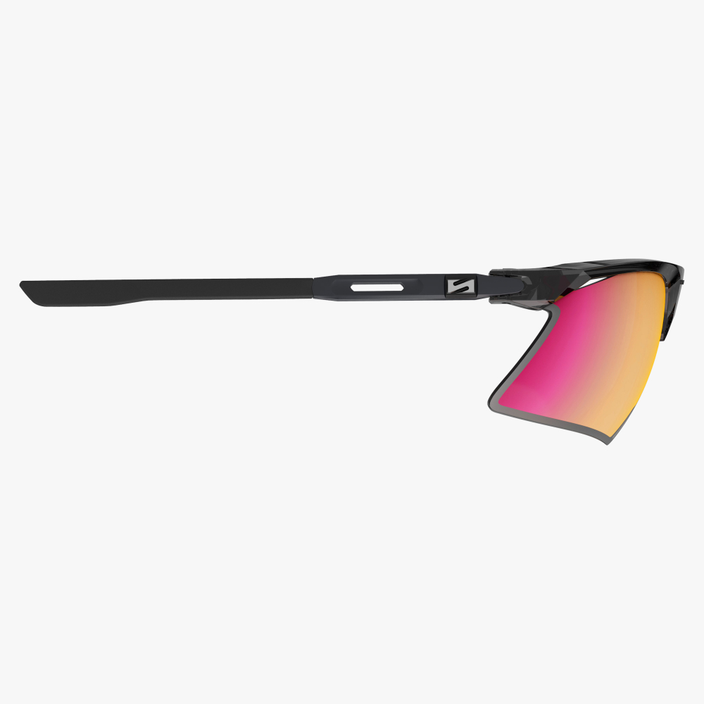 Спортивные очки c диоптриями Scicon Aerobeam Titanium Sunglasses Black Crystal Multi Mirror Sunburst + Pink