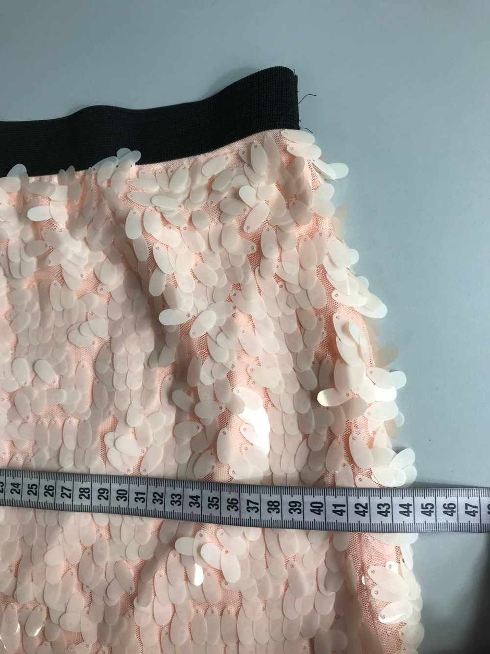 Юбка Candie's для вечеринок, вся в пайетках, маркировка S, визуально на 42-44 размер