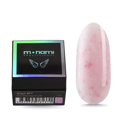Monami Secret Angel Gel - Гель жесткий с поталью и шиммером 07, 15гр
