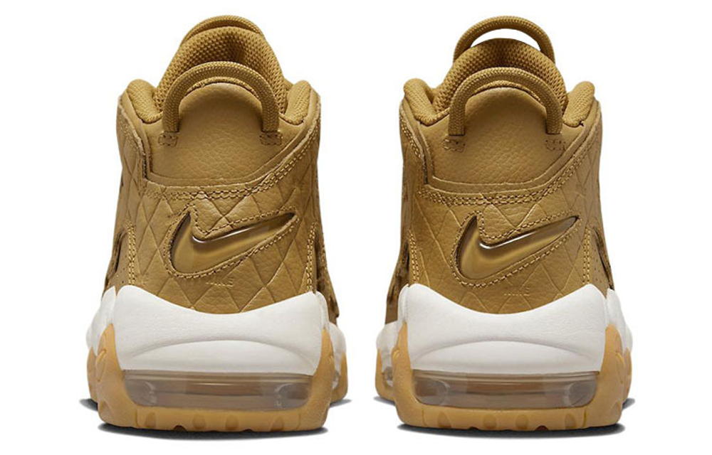 Кроссовки Nike Air More Uptempo Wheat Gum Air (Женская размерная сетка)