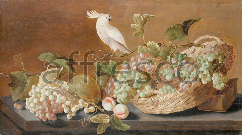 Фреска Roelof Koets, Attributed to Still life with parrot
