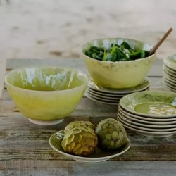 Тарелка 17.5х34см Costa Nova Madeira зеленая