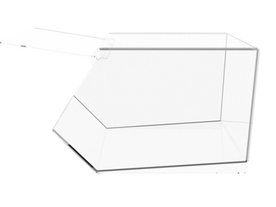 Бокс витрина 5 ти угольный 150х300х200 акрил 3 мм
