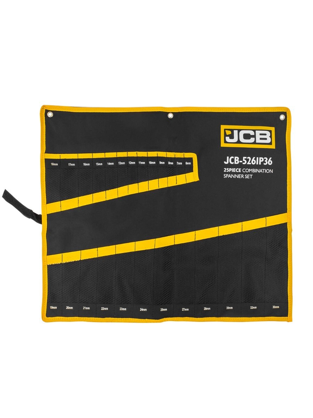 Полотно тканевое для набора ключей 25пр.(до 36мм) JCB JCB-5261P36-P