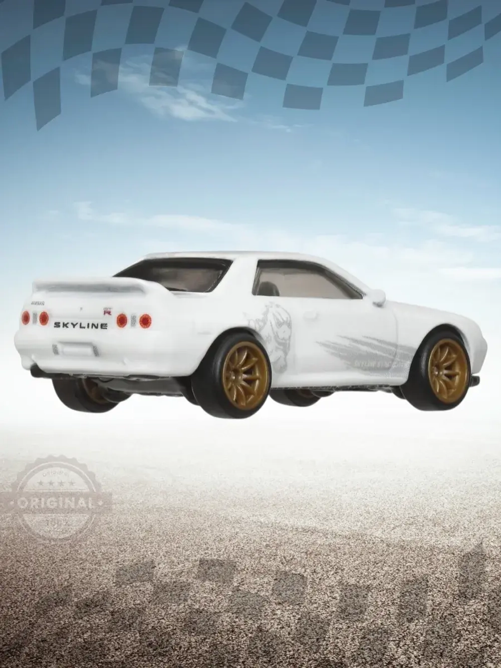 Машинка Хот Вилс Премиум Nissan Skyline GT R GJT68 HRT74