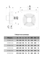 Вентилятор осевой ERA Storm YWF2E 200 с квадратным фланцем d200