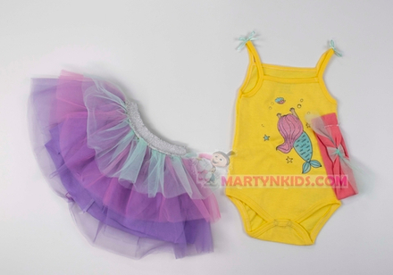 боди Русалочка с юбкой 3474