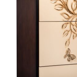 Ручка мебельная Бабочки 90 Айвори