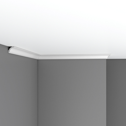 Плинтус потолочный гладкий Decomaster 96251 25х25х2400мм