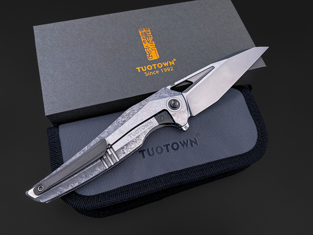 Складной нож Magpie M390 CrystalTi
