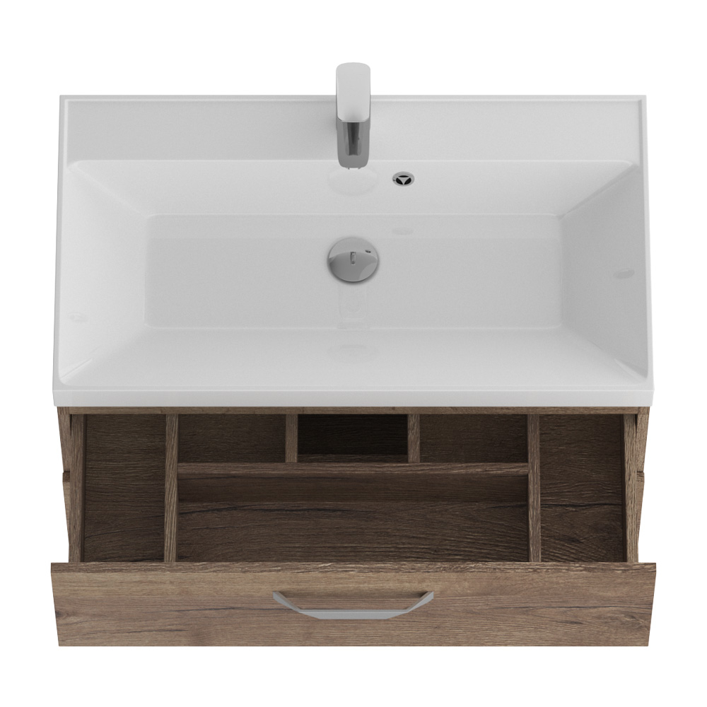 Тумба с раковиной BelBagno AURORA-800-2C-SO-RT