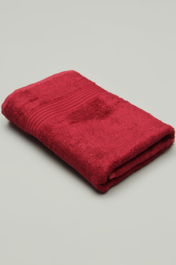 Полотенце 100х150 Hamam Meyzer Tassels малиновое