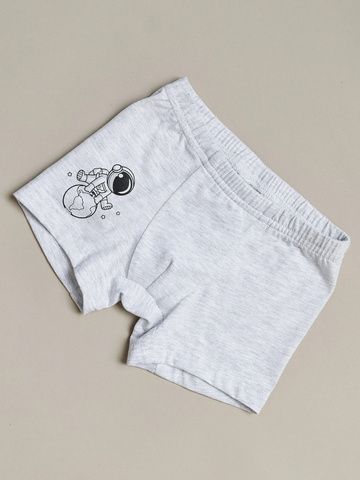 034_НБО24 Боксеры (трусы) д/м, серый меланж