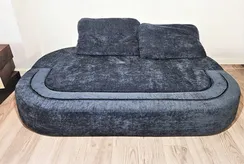 Бескаркасный диван-кровать 4664 синий