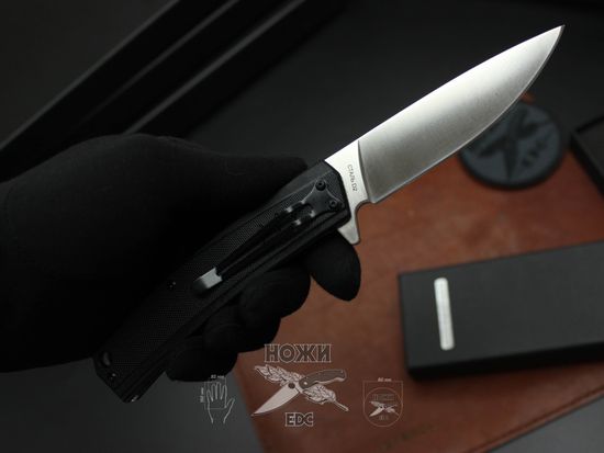 Складной нож Городской универсальный НОКС "Капитан", сталь Д2 333-100407 c клинком из стали D2, рукоять Stainless Steel