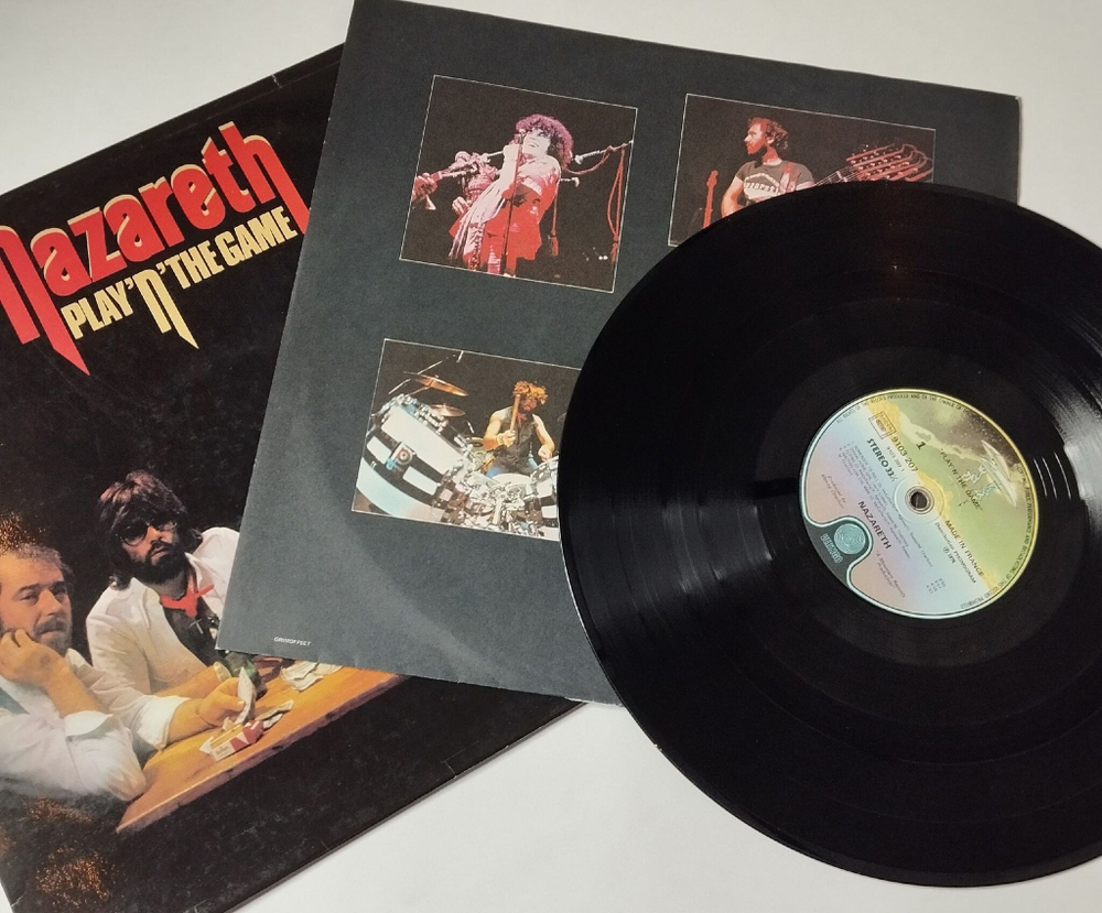 Винтажная виниловая пластинка LP Nazareth Play N The Game (France 1976)