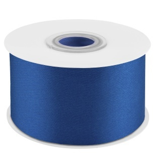 Лента атласная (3,8 см*22,85 м) Синий, 1 м, Дон Баллон