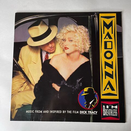 Винтажная виниловая пластинка LP Madonna I'm Breathless Музыка Из Кинофильма Дик Трейси (Германия 1990)