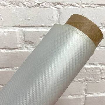 Пленка 3М карбон 3D СА-418 светлое серебро, 1,22м