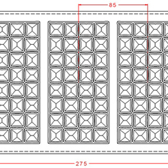 298 | Форма для шоколадных плиток (275*175 мм)