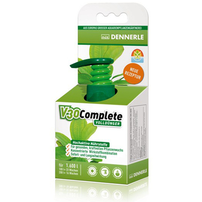 Dennerle V30 Complete - Полное комплексное удобрение для всех аквариумных растений, 50 мл на 1600 л